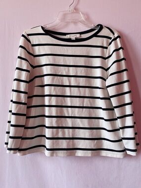 Haver + Blair London Navy Blue Striped Top ▫️⚜️🤍